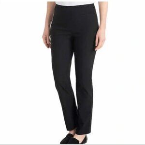 Hilary Radley Black Stretch  Pull-On Dress Pants Size S